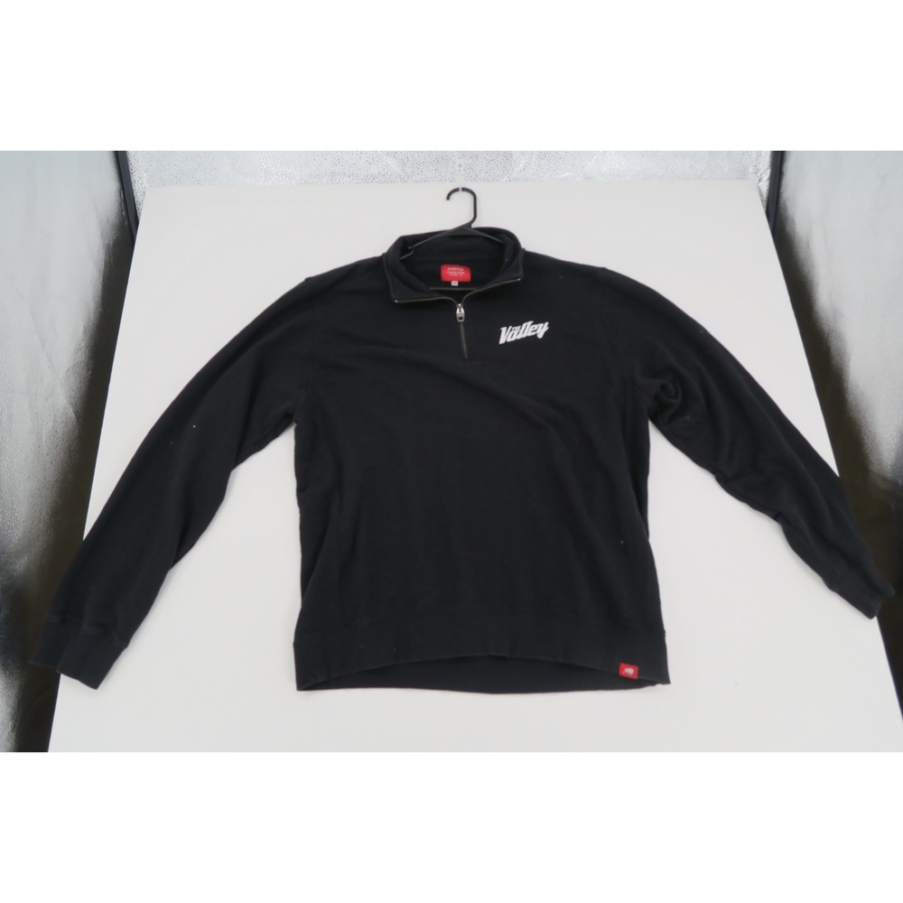 SPORTIQE Black Half Zip Pullover Sweatshirt Mens XXL PHX SunsValley Graphic Logo